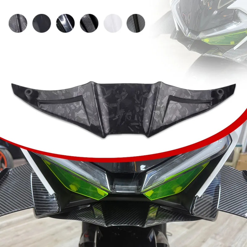 

Motorcycle Accessories Front Fairing Winglets Aerodynamic Wing Shell Cover Protection Guards Kit For 675SR-R 675SR 675 SRR