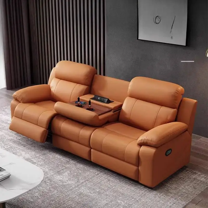 デザイナー電動ソファ 折りたたみ式 ヨーロッパ風 スマートリラックス リビングルームソファ マッサージラウンジソファ Wohnzimmer家具 家庭用