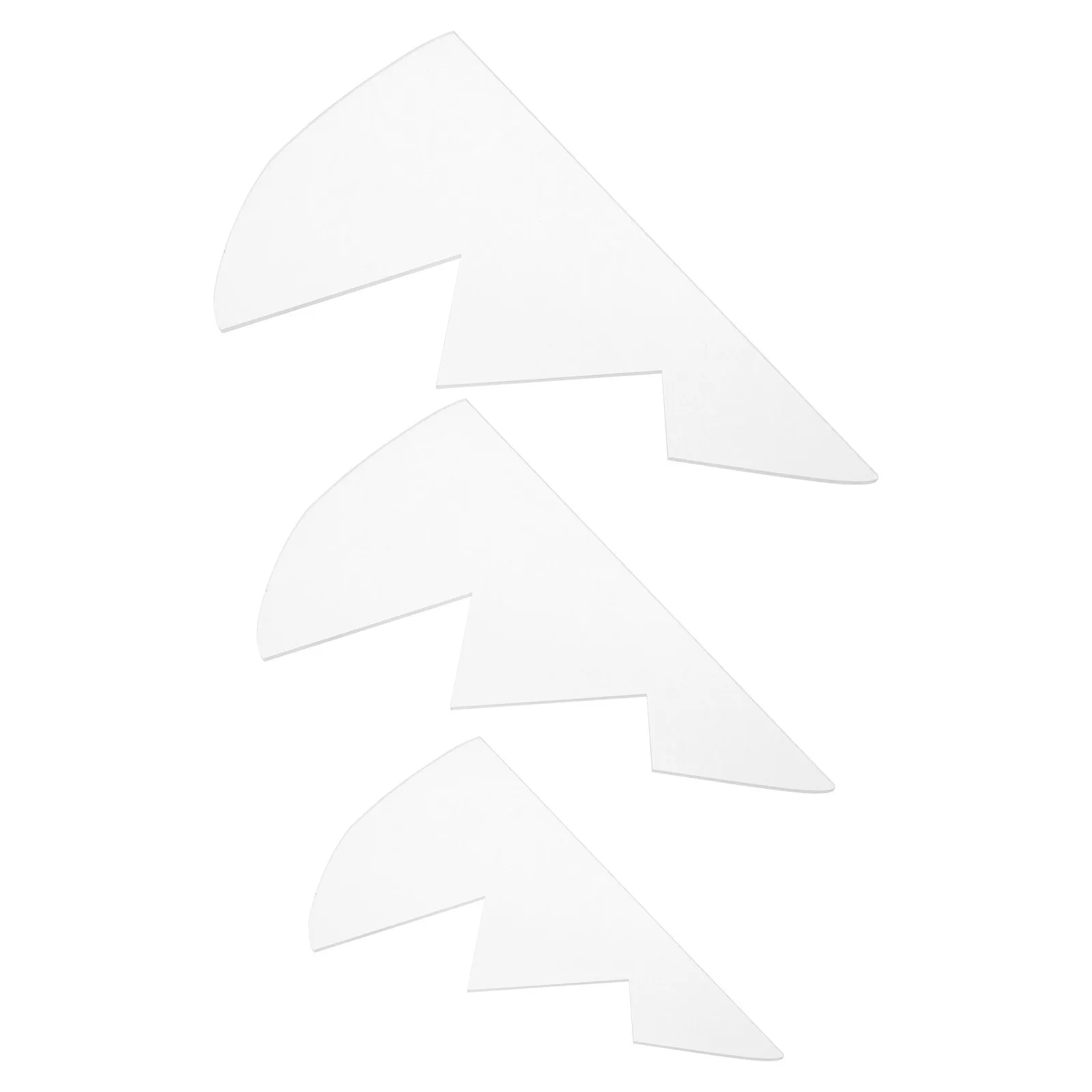 

3 Pcs Christmas Acrylic Template Xmas DIY Fabric Crafts Quilting Decor Tree Stencil Holiday