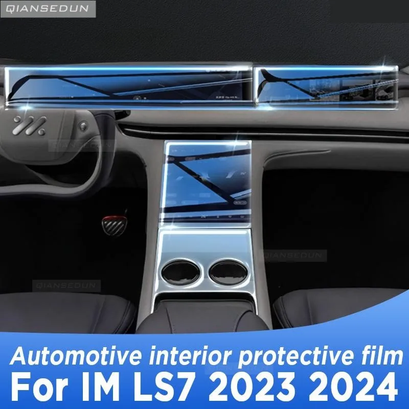 

For IM LS7 2023 2024 Gearbox Panel Navigation Automotive Interior Protective Film Anti-Scratch Sticker Accessories