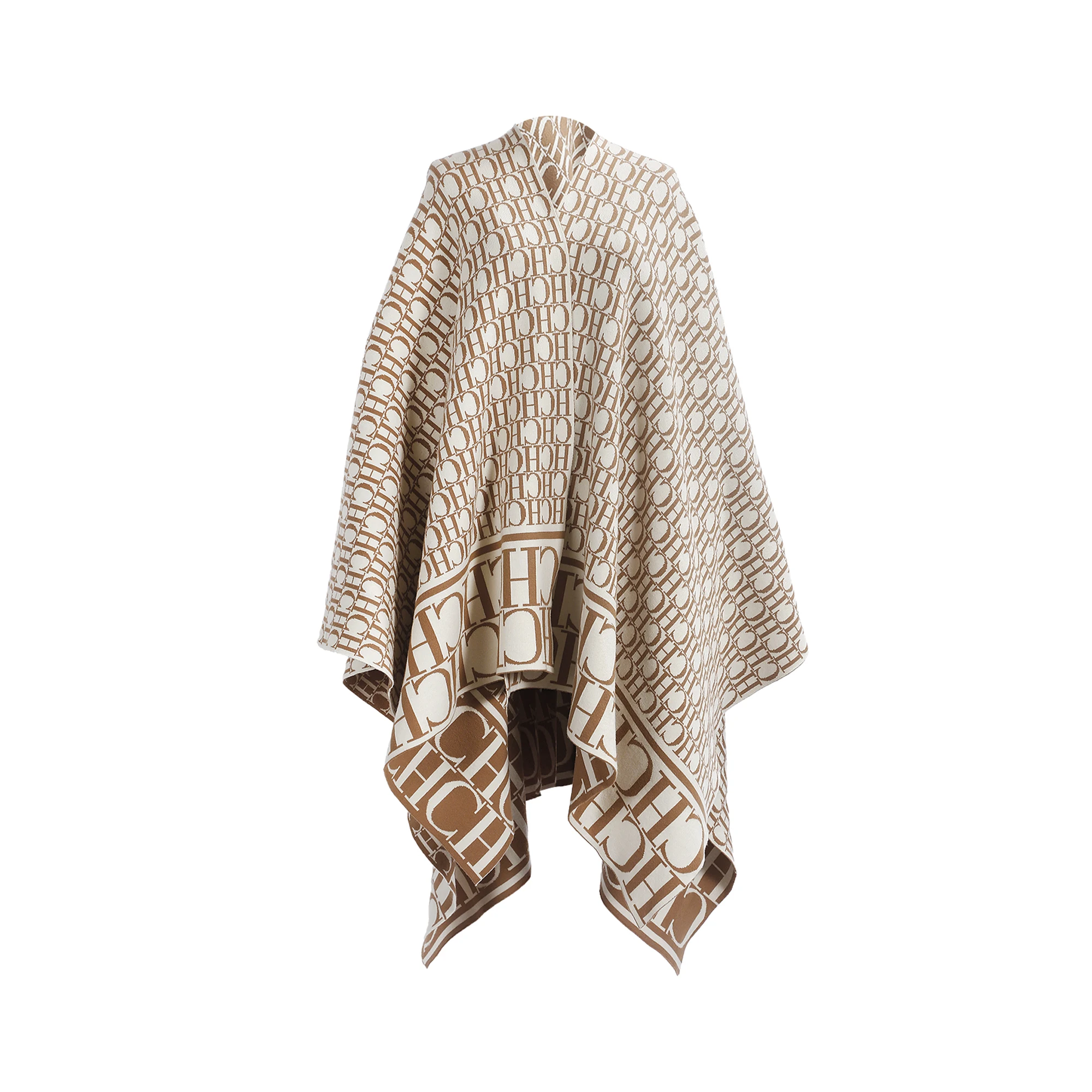 New Women Capes Autumn Winter Double Sided Wearing Warm Scarf Shawl Fashion Female Ponchos Comfortable Women Capes