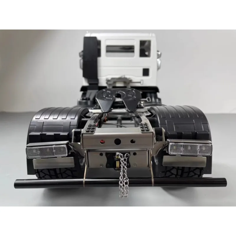 RC Auto 1/14 4x2 Simulierte Metall Chassis Engineering Anhänger Kopf Anhänger Lkw Elektrische Fernbedienung Modell Lkw Spielzeug geschenk