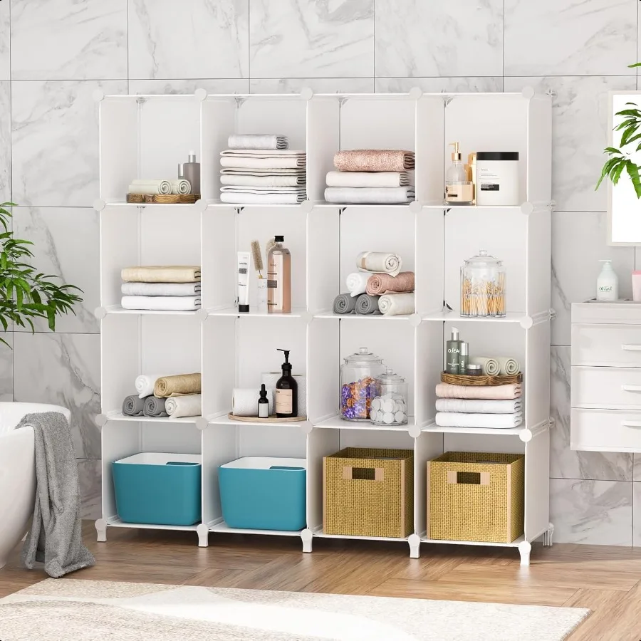 16 حجرة تخزين منظم خزانة الملابس التخزين المنظم مكعب Shees خزانة المنظمون وأوراق التخزين لتخزين الملابس