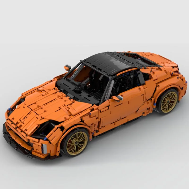 New MOC-123305 350z (Fairlady Z Z33) Supercar Racing Car Vehicle Sport Model  Building Blocks Kid Educational Toy Birthdays Gift