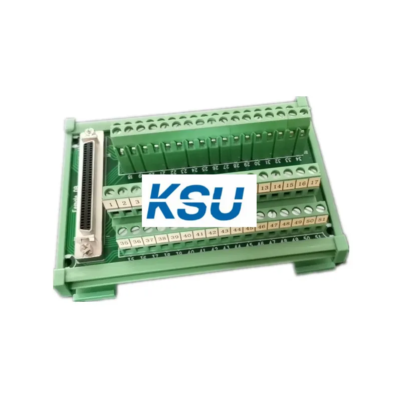 

SCSI68 68-pin SCSI68F-DB-C DB Type Female Connector Breakout Board Terminal Module For PLC/DIN Rail Installation