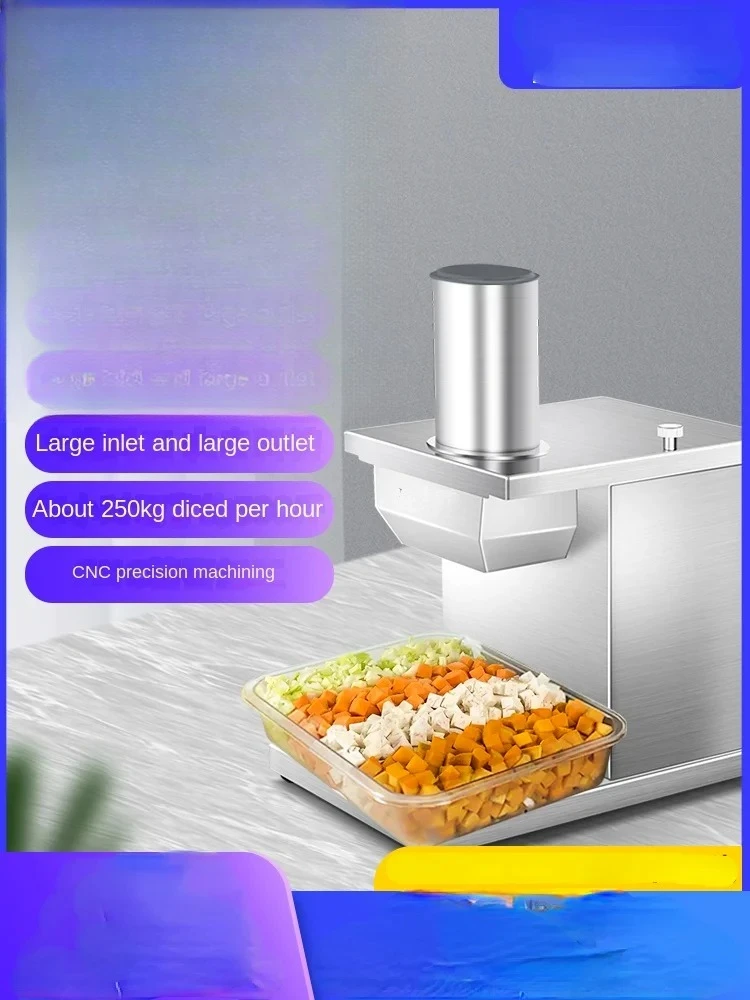 Cuber Commercial Particles Carrot Fruit Vegetable Potato Dicing Onion Dicing Electric Small