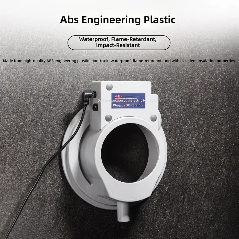 for Universal Air Conditioner Vacuum Suction Cup Drilling Hole Cover Waterproof Impact Resistant Rhinestone Decorative