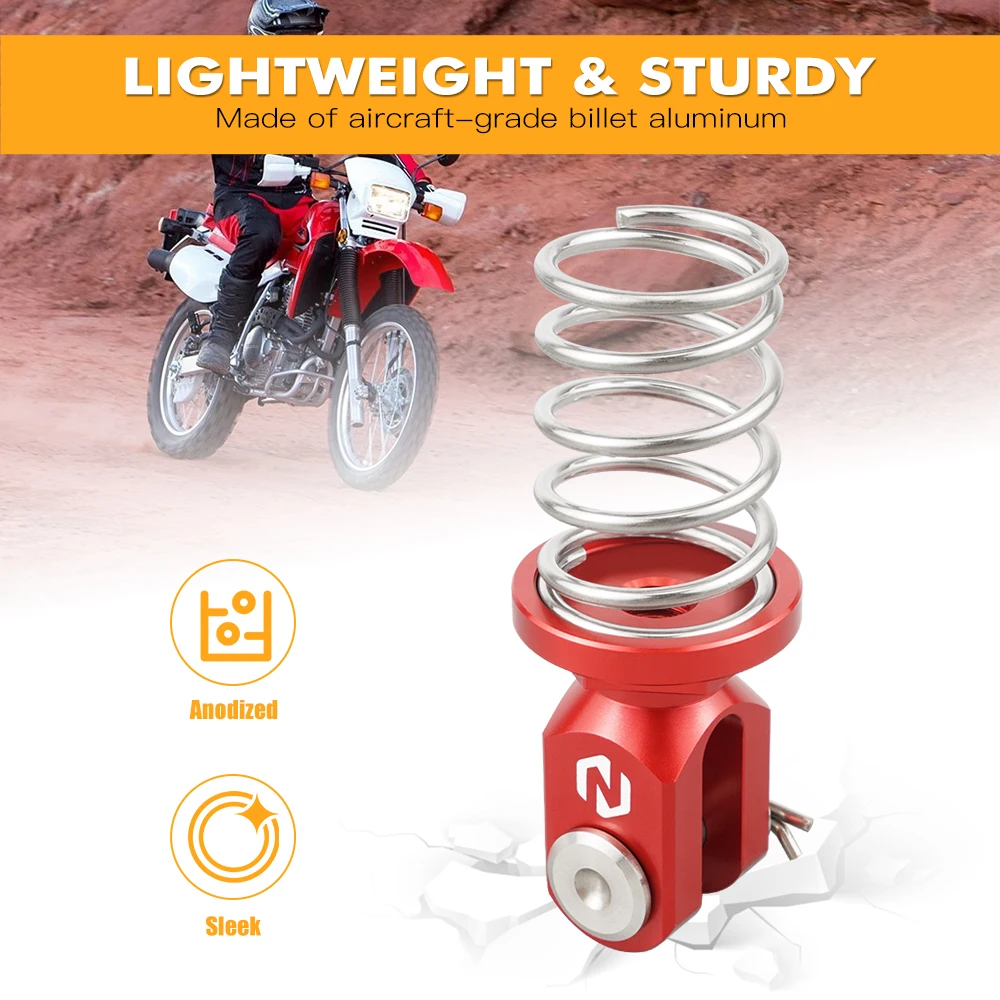 NICECNC لهوندا XR650L XR 650L 1993-2024 2021 XR600R XR 600R 1993-2000 دراجة نارية الخلفية بدال فرامل العودة الربيع عدة الألومنيوم #4