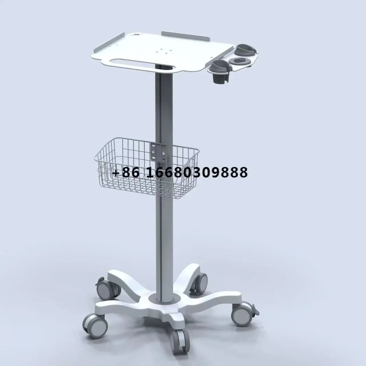 High Quality Multi-Functional Metal Hospital Trolley Instruments Medical Equipment Including Electrocardiogram/Computer