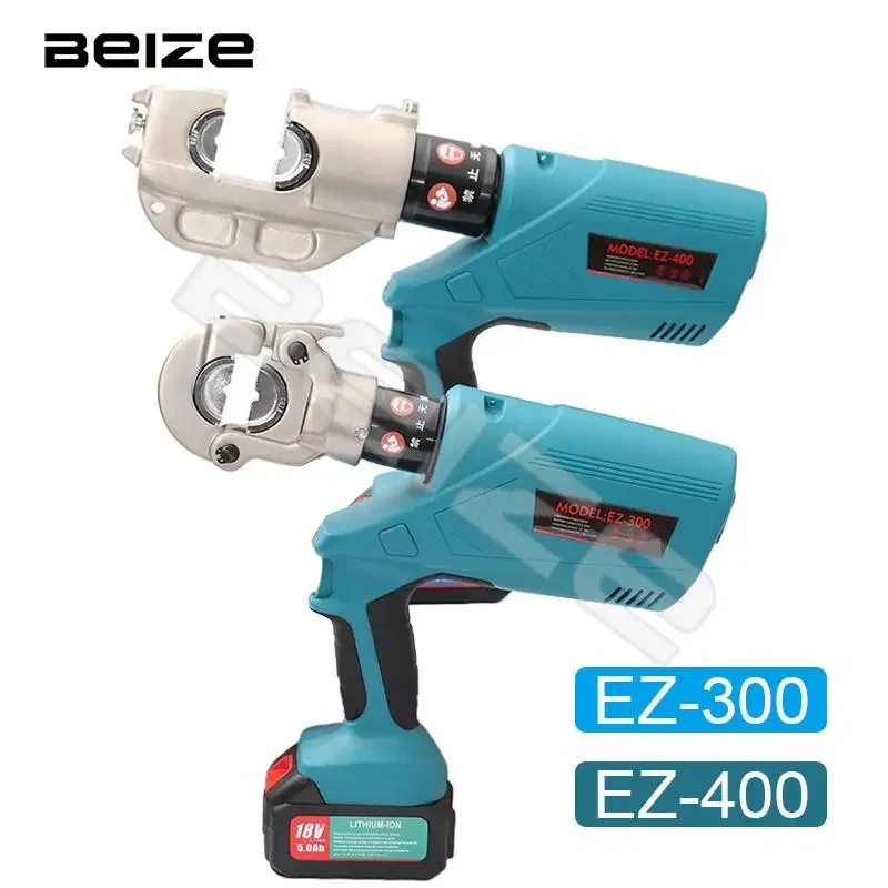 EZ-300/EZ-400 Rechargeable Hydraulic Pliers Electric Hydraulic Crimping Pliers Charging Crimping Tool With Digital Display