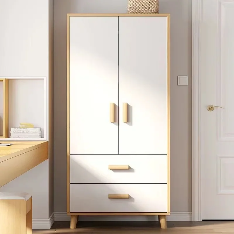 Wardrobe Household Modern Simple Bedroom Small Unit Simple Wardrobe Rental Dormitory Small Wardrobe Storage Cabinet