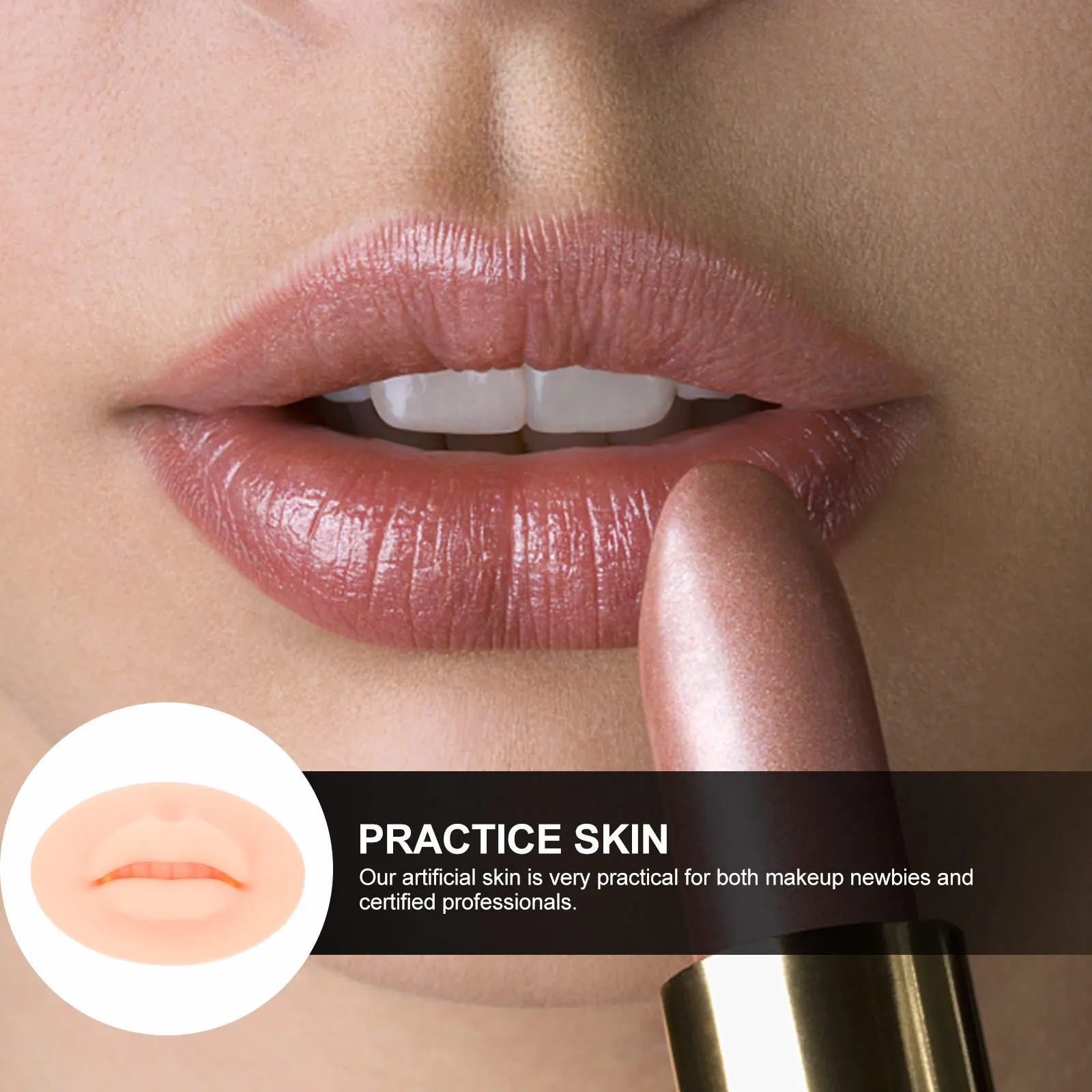 

Tool Training Fake 5D Fake Mold Skin For Makeup Practice Tool 5D Makeup Training Mold Silicone Practice Skin