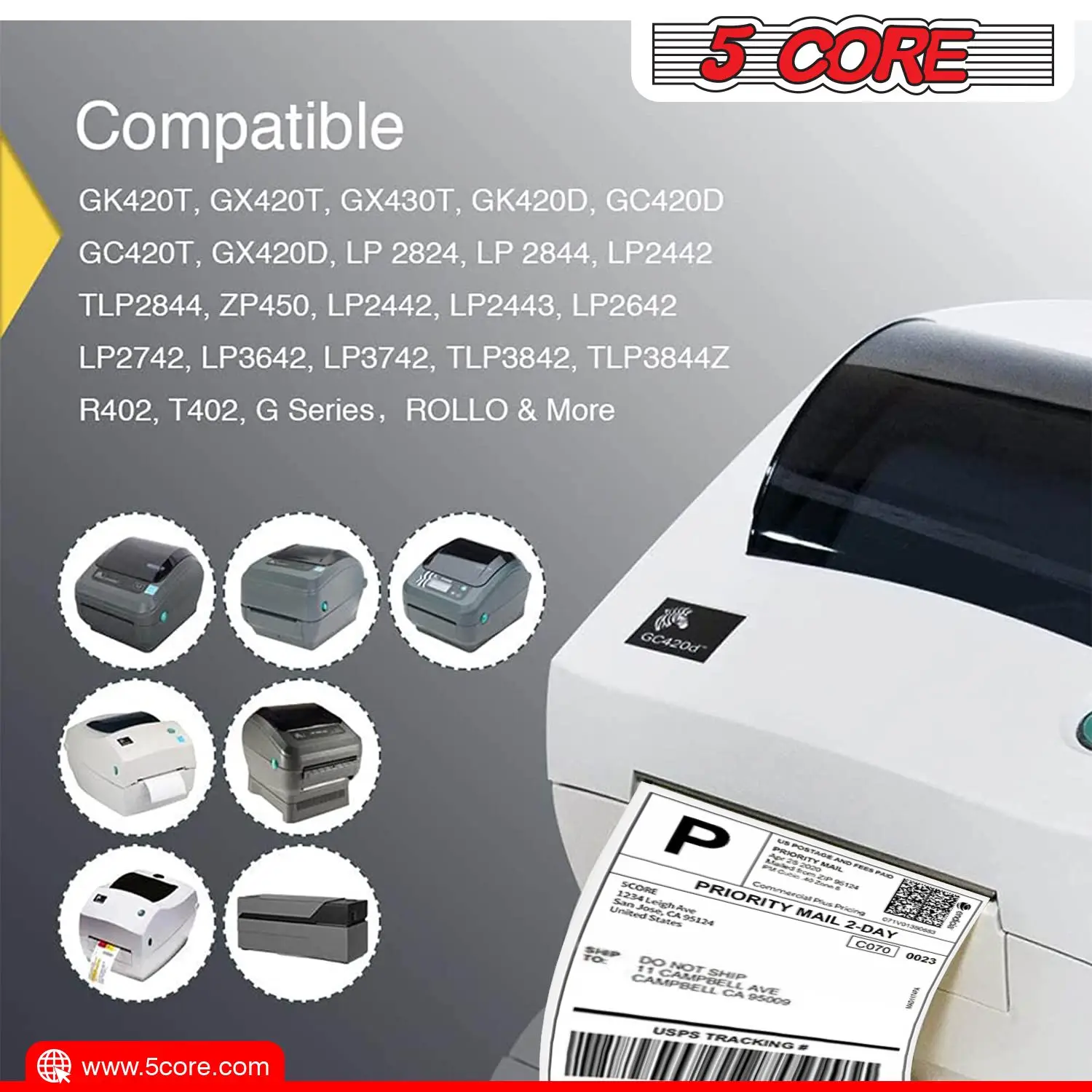 4"x6" 직접 감열 배송 라벨 4개입 4x6 롤 직접 감열 250매/종이 스티커/천공 처리된 흰색 우편 라벨, 상업용 등급