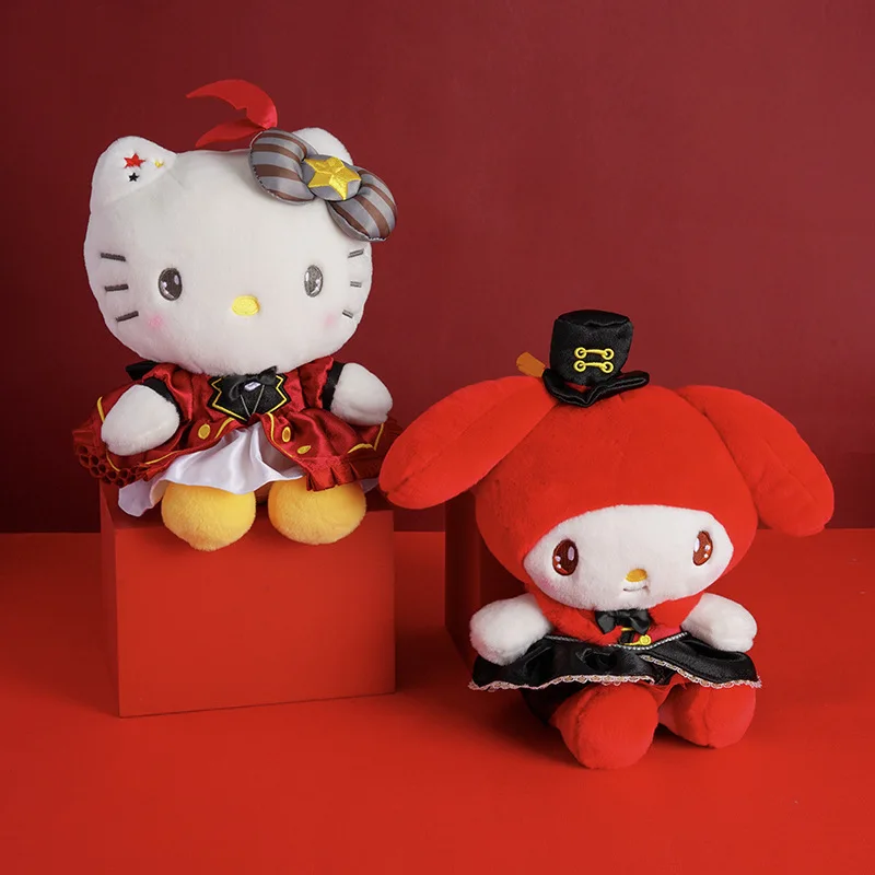 20 cm Hoge Kwaliteit Echt Sanrio karaktersMagical Girls My Melody Kuromi Cinnamoroll Kt Kat Knuffel Anime Knuffels