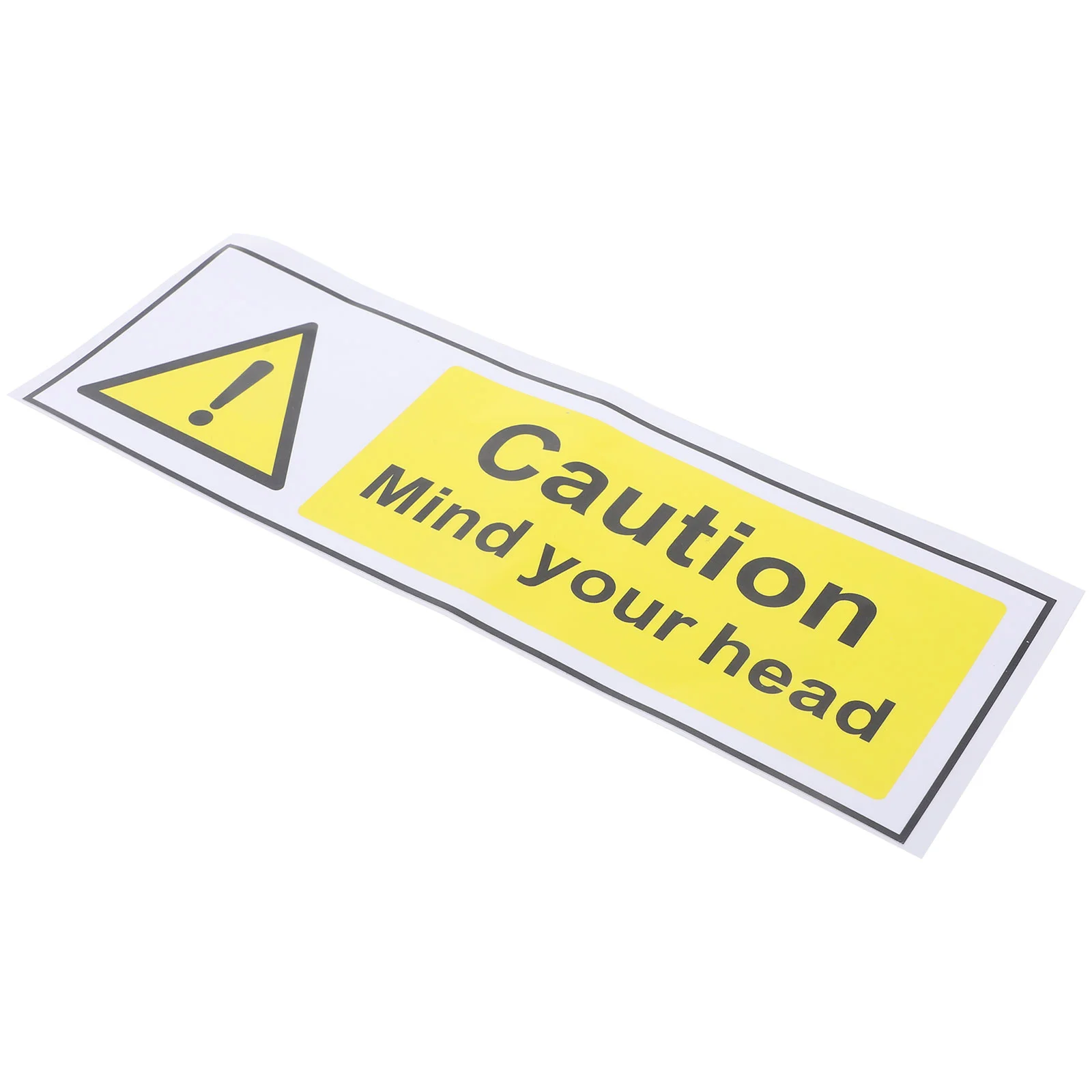 Guochuan Safety English Logo Sticker Caution Sign Stickers Adhesive Mind Your Head