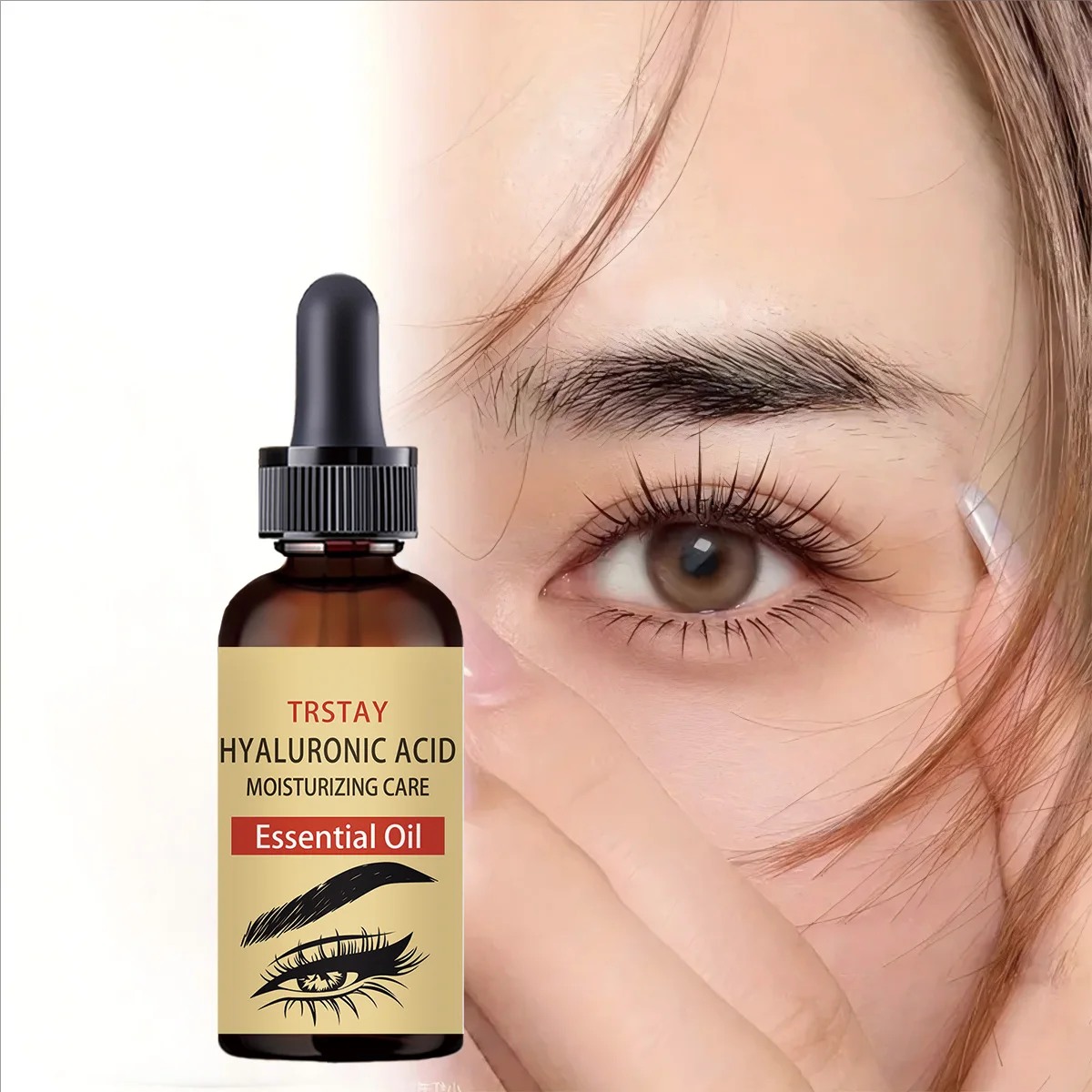 Moisturizing care solution rich in vitamin C for eyelash growth, making you beautiful and charming.