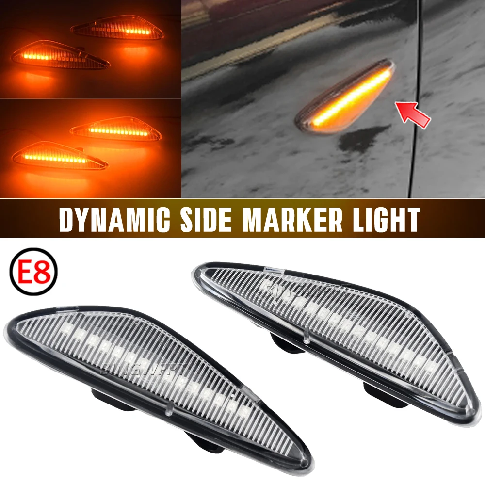 For Mazda MX-5 ND Miata 2016-2021 LED Side Repeater Blinker Marker Turn Signal Light Lamp Car Stylish Accessories