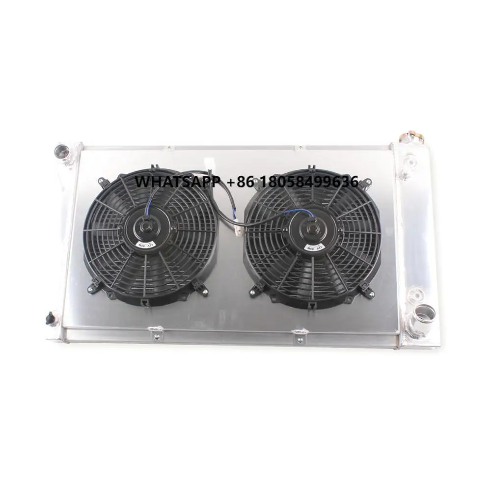 

S-0073 Radiator Fan for Chevy GMC C/K Series Pickup Truck 1967-1972 Shroud +Fan Racing Aluminium Radiator