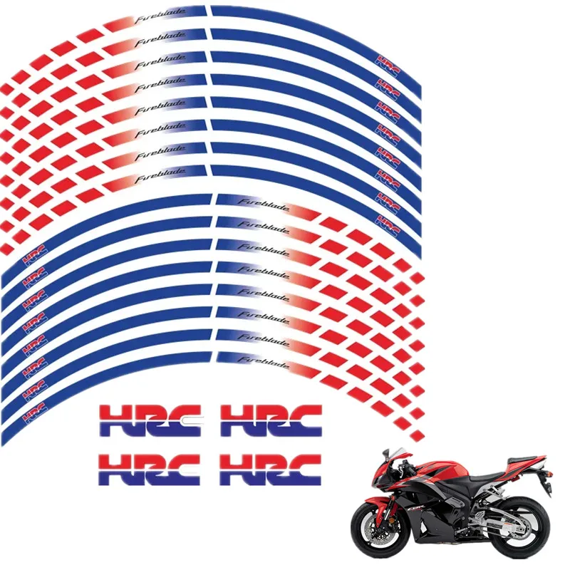 

Детали для мотоциклов HONDA CBR600RR CBR1000RR HRC, контурное колесо, декоративная переводная наклейка CBR 600 1000 RR -1