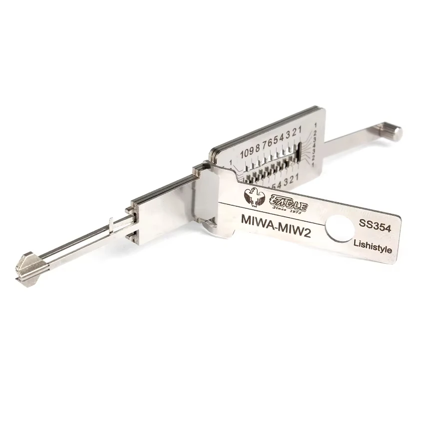 Цивильный измерительный инструмент Lishi 2-в-1 SS354 MIWA-MIW2