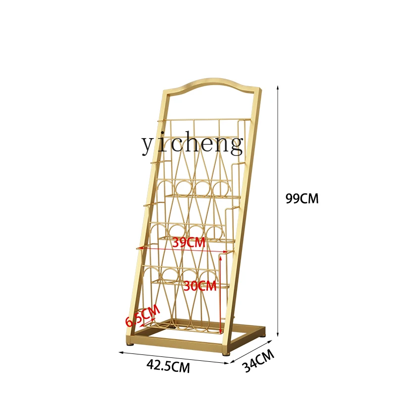 Tqh Promotional Materials Display Rack Book Shelf Storage Rack Office Storage Newspaper the Newspaper Stand