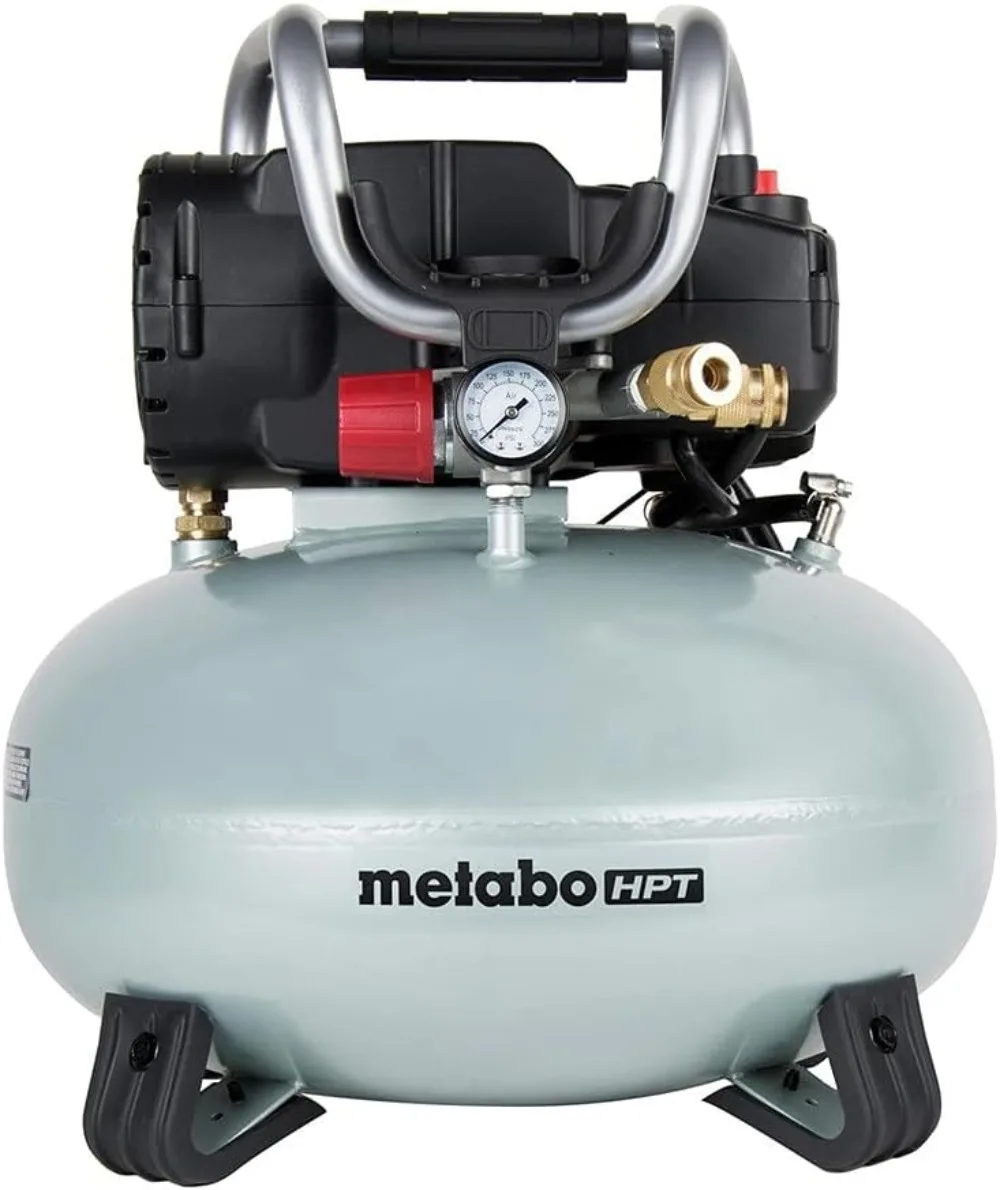 

Metabo HPT Pancake Air Compressor, 6 Gallon (EC710S) Reliable and Durable Performance