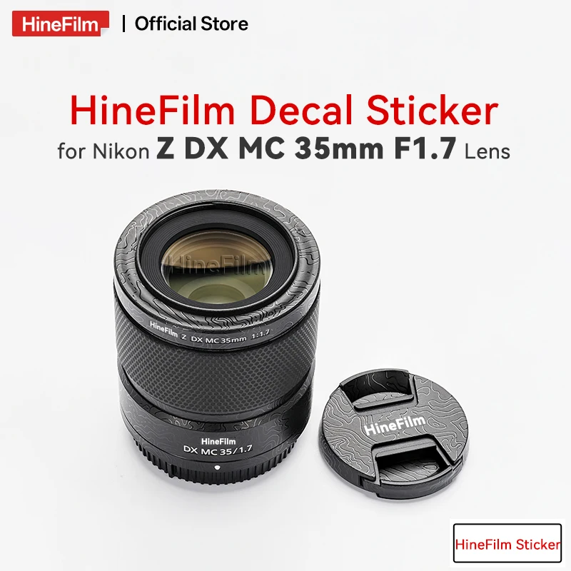 

Hinefilm Skin for Nikon Z DX MC 35 F1.7 Lens Sticker 35 F1.7 Wrap Cover for Nikkor MC35F1.7 Lens Protective Skin