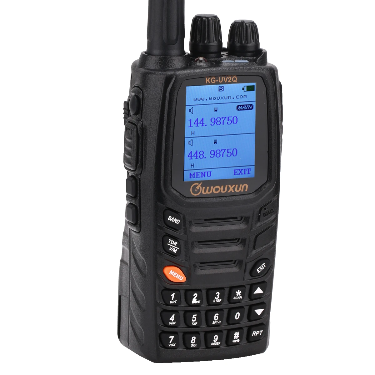 Wouxun KG-UV2Q 10W High Power 7 Bands Including Air Band Cross Band Repeater Walkie Talkie Upgrade KG-UV9D Plus Ham Radio