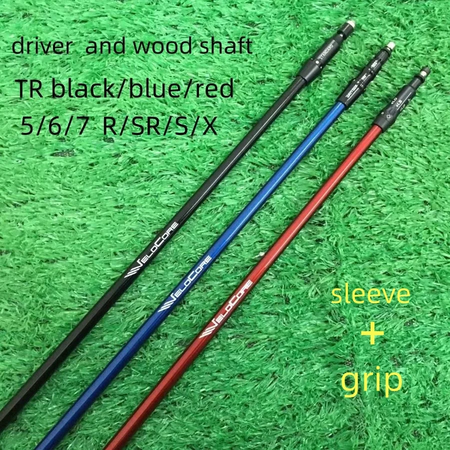 

Golf clubs Shaft Fuj ven T-R Black/blue/red golf Shaft 5/6/7 R/SR/S/X Flex Graphite Shaft Assembly Sleeve And Grip
