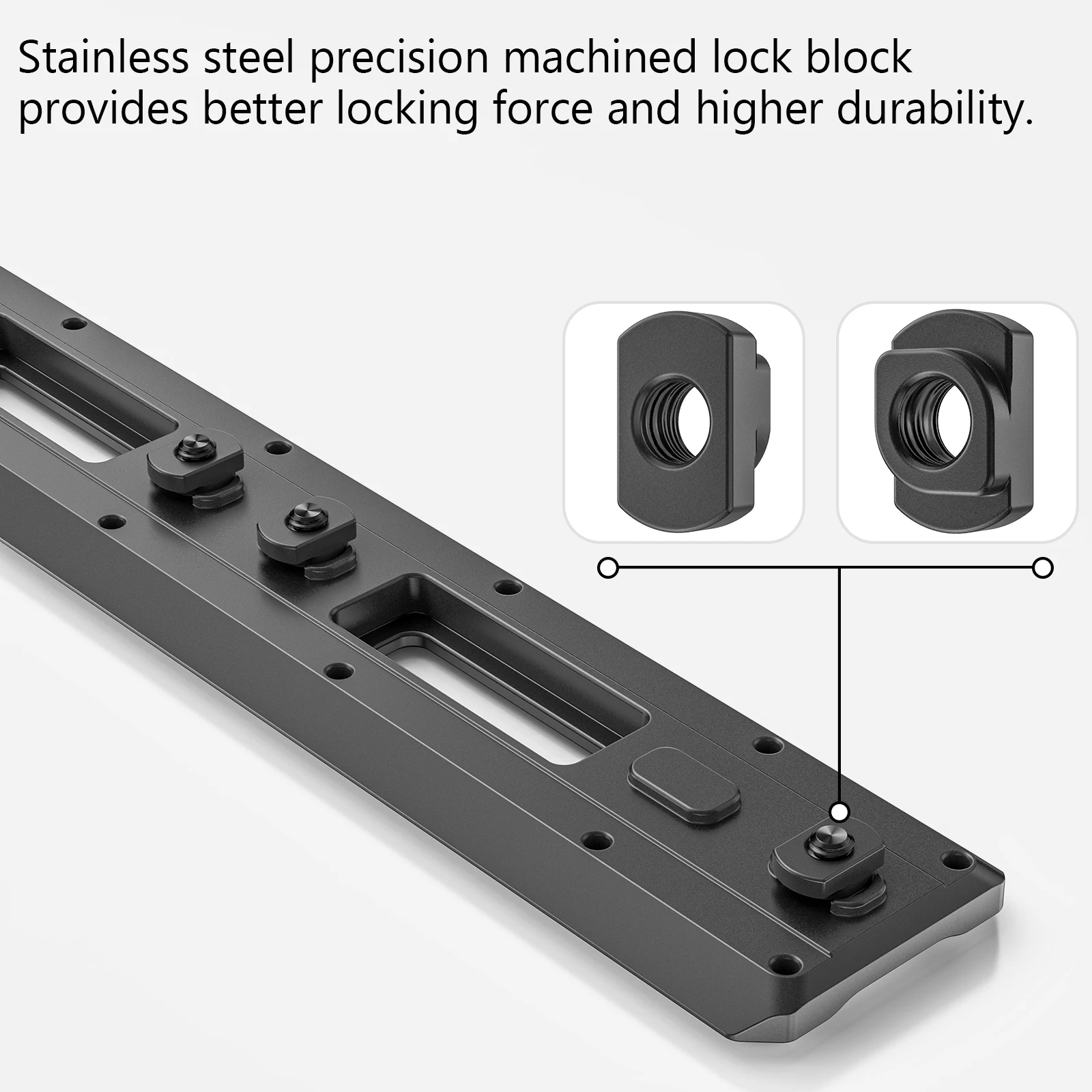 Mlok Arca Rail Arca Dovetail Rail Tripod Mount Quick Release Plate Mlok to Picatinny Rail Lengthened WEYLLAN MK240/MK300 - view 6