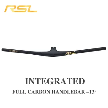 RSL 13度一體式登山車碳纖維車把 T1000 登山車把 XC 平把帶把立 自行車配件 750mm 8 最佳銷售 蒂蒙登山車 - №1