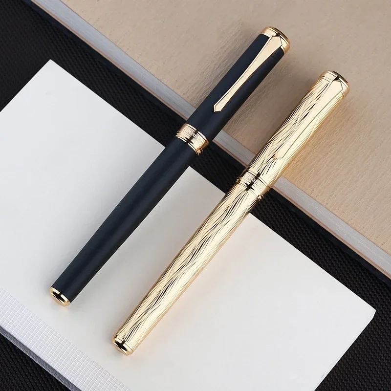 penbbs-fountain-pen-499-all-copper-sandblast-coating-fine-05mm-ink-pen-for-writing-bussiness-gift-school-stationery-supplies