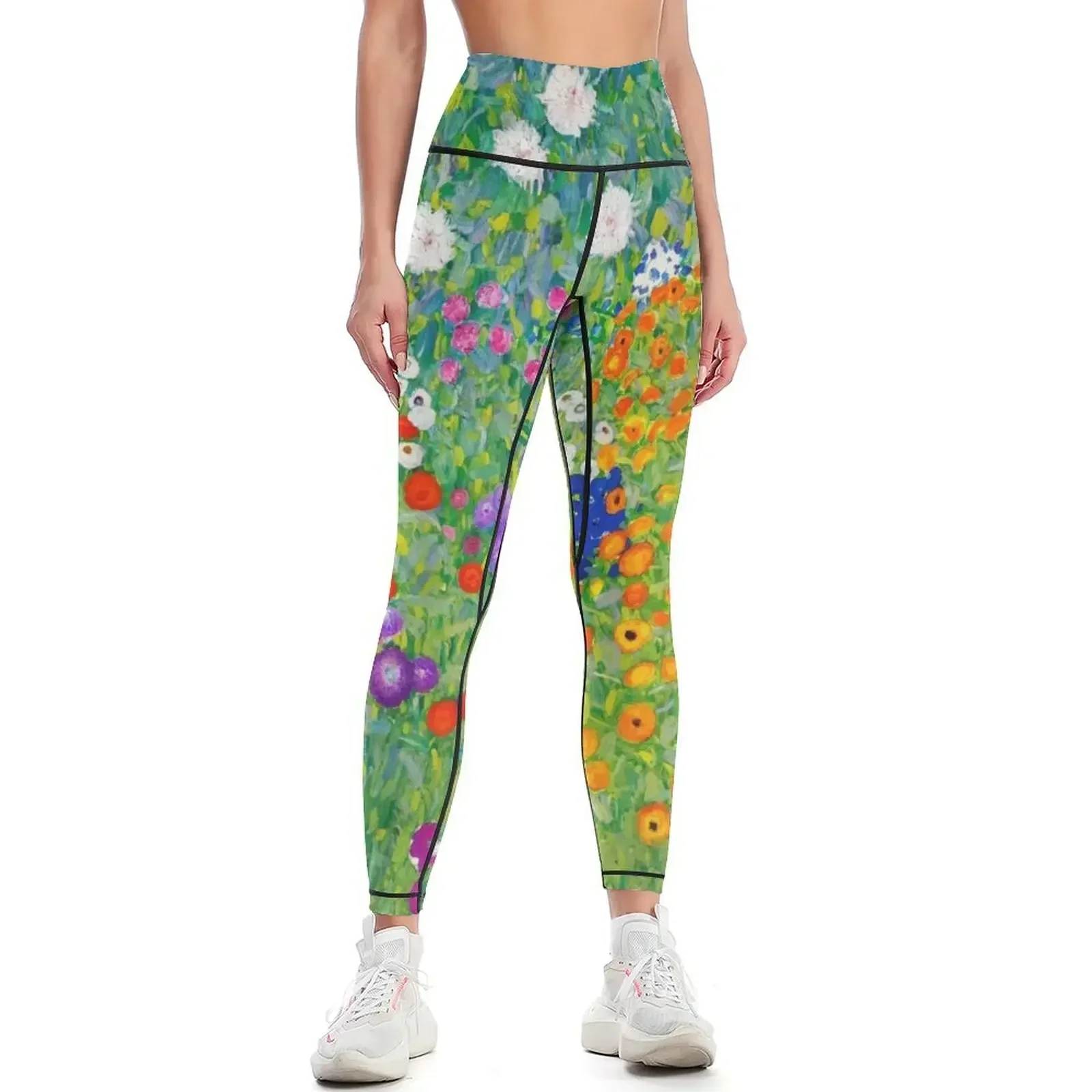 

Flower garden - Gustav Klimt Leggings push up fitness gym womans legings for fitness gym pants Womens Leggings