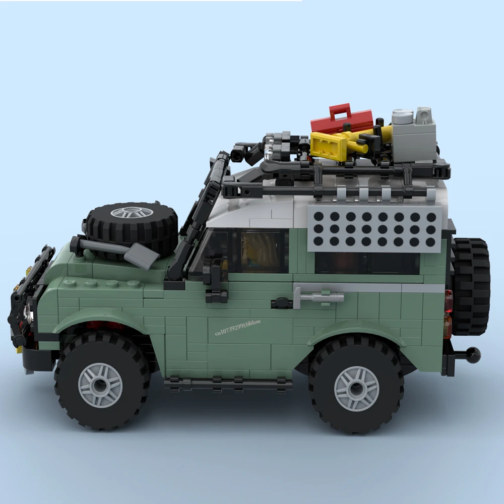 New 588PCS Lands Rover Classic Defender 90 City Off-road Car DIY creative ideas childToy BirthdayGift Technical blocks MOC-10317