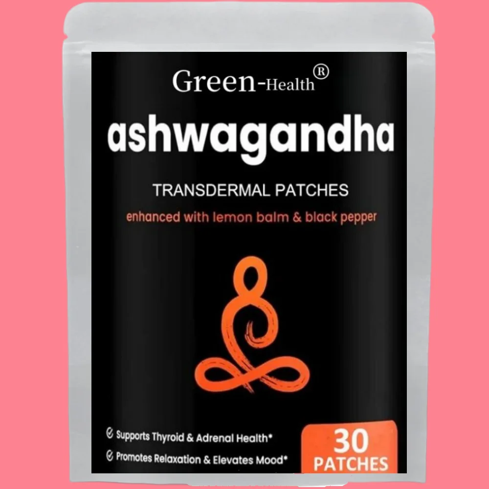 Ashwagandha Transdermal Patches Natural Energy, Performance & Mood Support 30 Patches