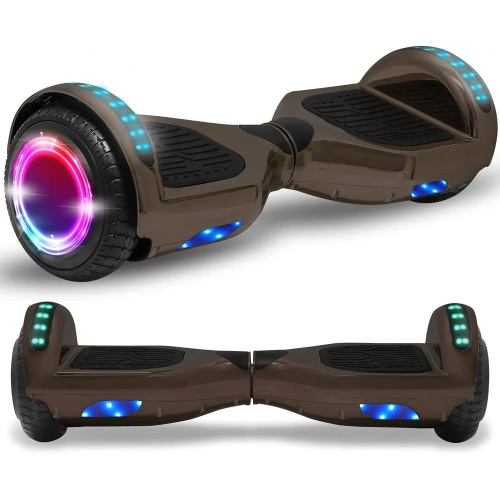 The latest generation electric hoverboard dual motor two-wheel hoover board smart self balancing scooter with adult LED lights