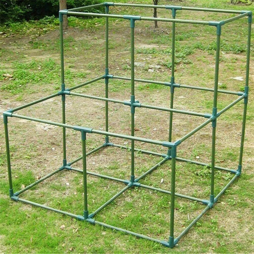 Greenhouse Support Connectors 14 Piece Set Includes 8x 3-Way Corner 4x 4-Way Corner and 2x 3-Way Fittings for Pipe Framing
