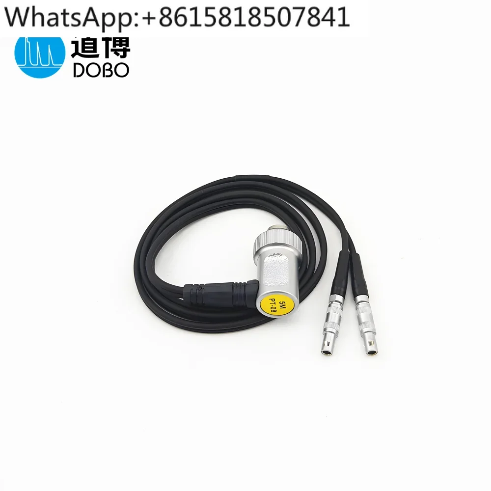

5M PT-08 Ultrasonic Thickness Gauge Probe Steel Pipe Plastic Glass Thickness Measurement Probe Kedian 5P8
