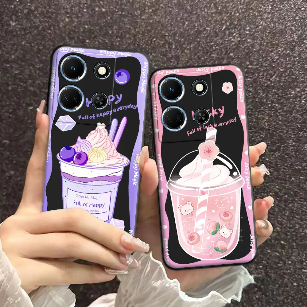 For Infinix Note 30 4G 5G Case Cartoon Soft Silicone TPU Astronaut Phone Case For Infinix Note 30i 30Pro 30 VIP Cute Back Cover