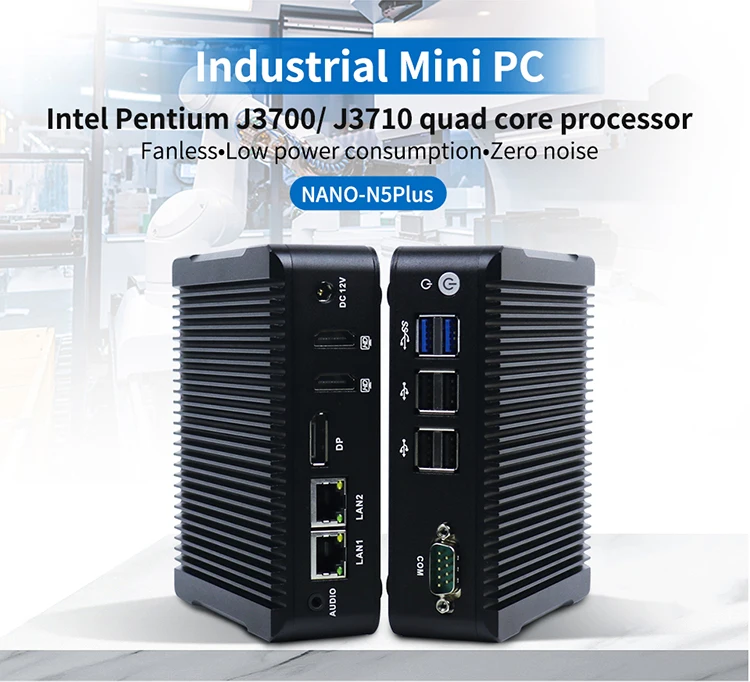 Fanless Mini Nano Itx J3160 CPU WiFi VGA MINI PCIE
