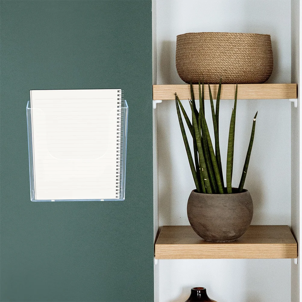 Montieren Sie Aktenhalter im A4-Format, Metall-Wanddatei-Organizer für Büro, Zuhause, Arbeitszimmer, Schlafzimmer, Küche, Post-Organizer, Wandmontage