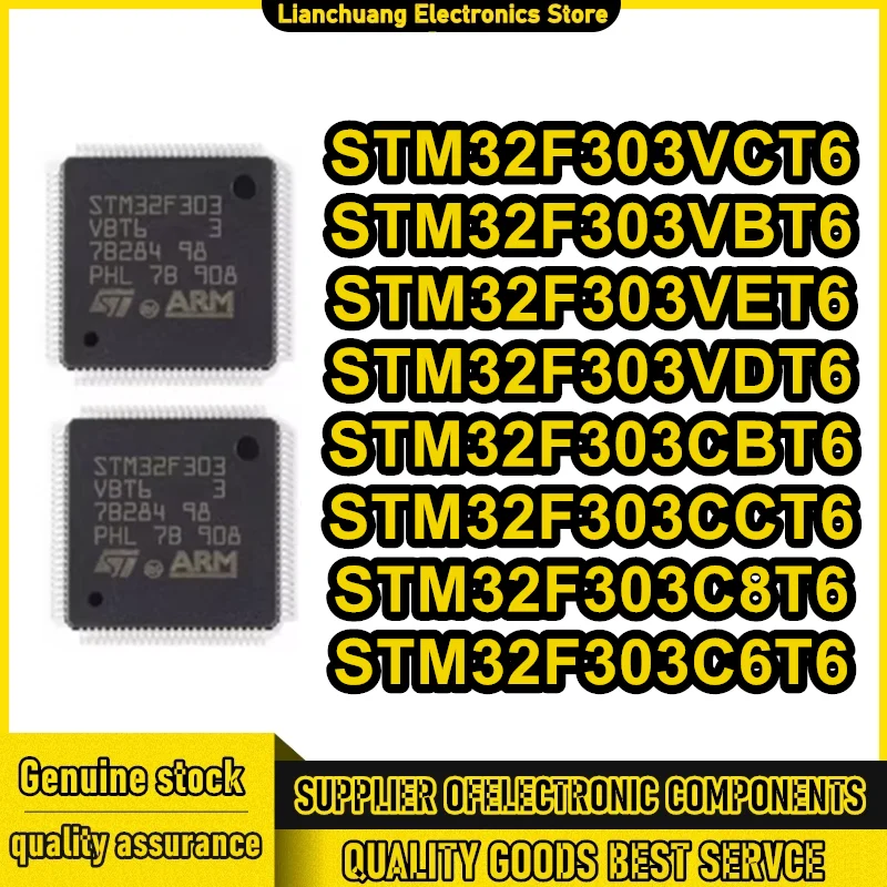 

5PCS STM32F303VCT6 STM32F303VBT6 STM32F303VET6 STM32F303VDT6 STM32F303CBT6 STM32F303CCT6 STM32F303C8T6 STM32F303C6T6 in stock