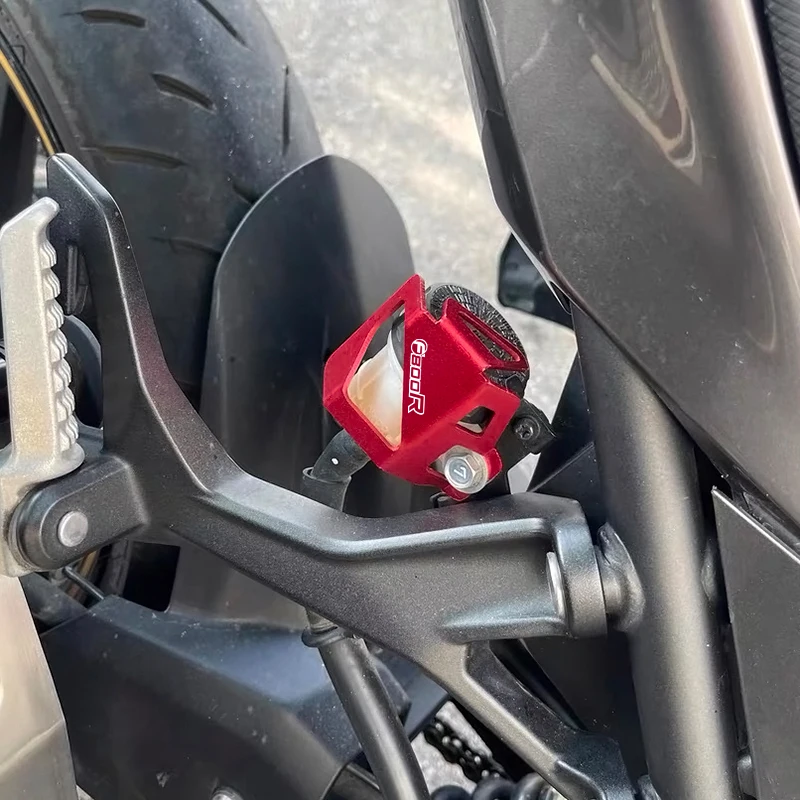 For BMW F800R F 800 R 2009-2022 F800/R Motorcycle Decorate Accessories Aluminium Rear Brake Fluid Reservoir Protective Cover