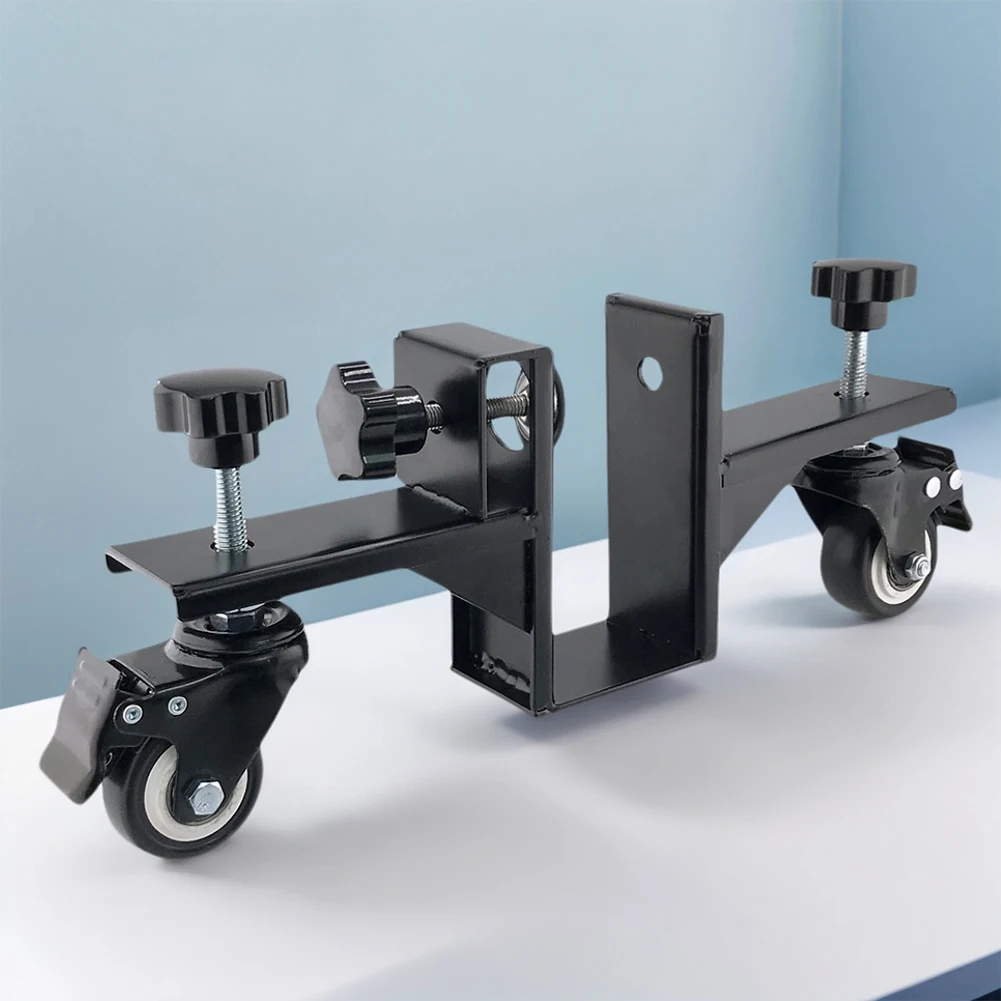 Door Installation Dolly 360 Degree Rotation Portable Door Iron Mover Adjustable Translation Roller Heavy Duty Mounting Hardware