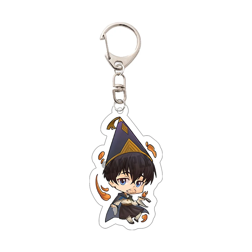 Anime Witch Hat Atelier Acrylic Keychain Coco Qifrey Agott Tetia Richeh Cartoon Figure Keyring Backpack Pendant Decor Props Gift