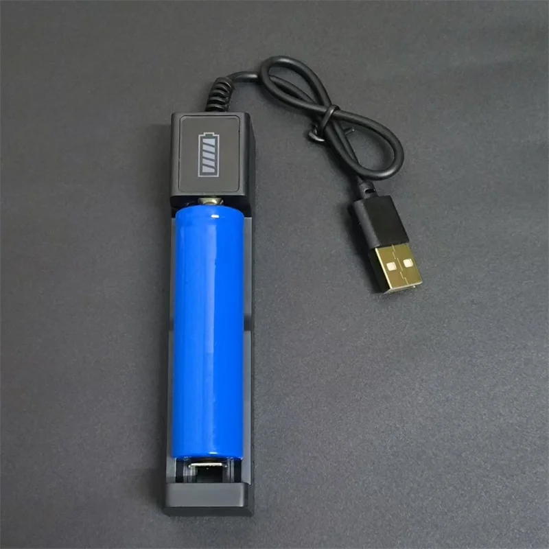 USB Battery Charger for 18650 Batttery 10440 14500 16340 16650 14650 18350 18500 Batteries