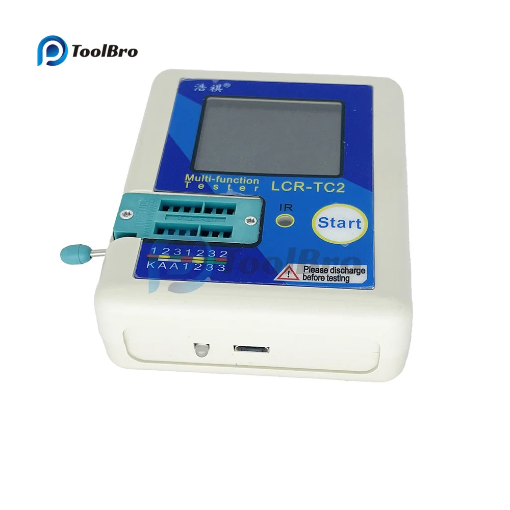 Imagem -05 - Multifuncional Diode Triode Capacitância Medidor Atualizado de Alta Precisão Esr Tft Backlight Transistor Tester Lcr Lcr-tc2
