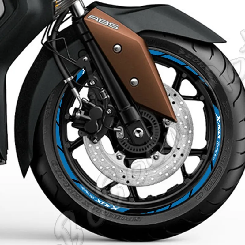 Suitable for XMAX 300 XMAX 250 xmax150/125 Motorcycle Accessories Reflective Sticker Wheel Decal Rim Tire Stripe Tape