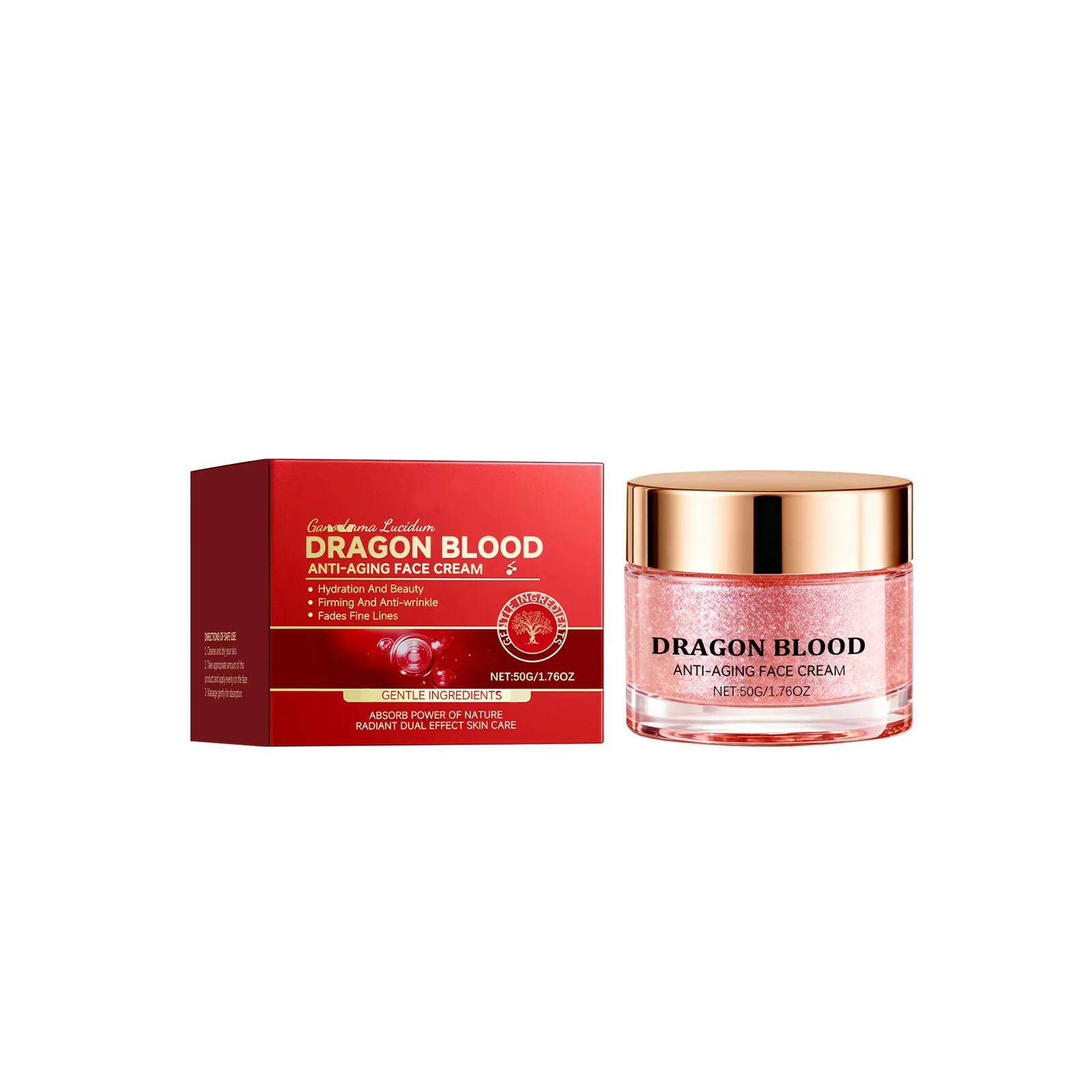 Dragon Blood Cream Retinol Facial Cream Anti-Aging Improve Dry and Rough Skin Deep Moisturizing Nourishing Brightening Face Care