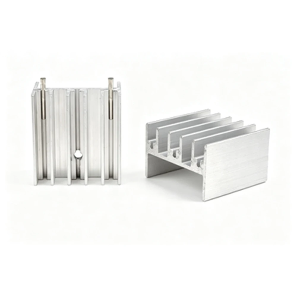 Aluminum Heatsink 25x23.5x15.5mm TO-220 Heat Sink Cooling Radiator For Transistor Voltage Regulator Chip Cooling Block